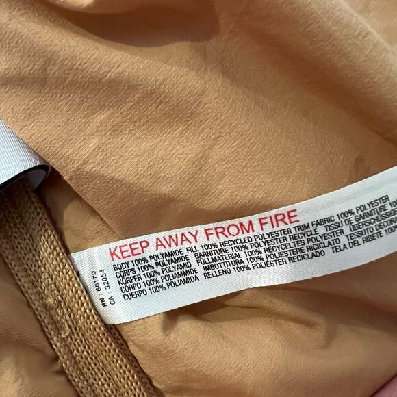 Free People Pria Packable Printed Hooded Zip Up Puffer Jacket Size XL - Picture 11 of 15